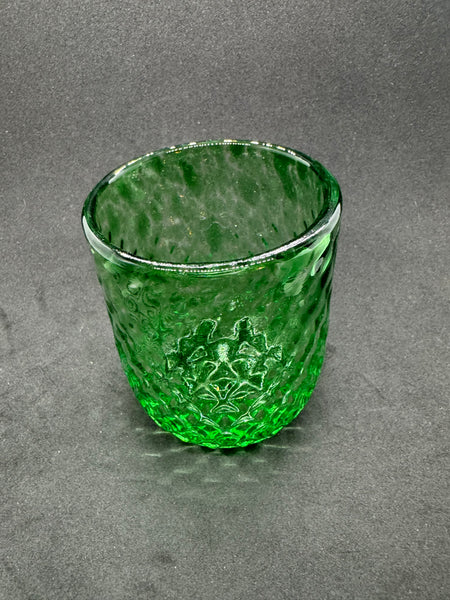 Vintage Emerald Glass Cup