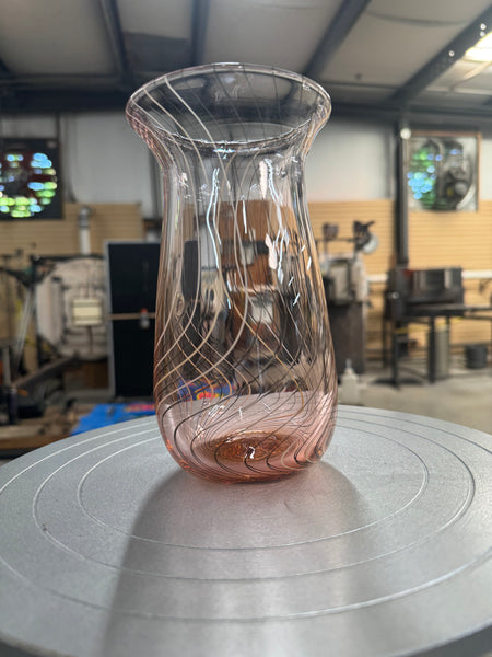 Apricot Wig Wag Vase