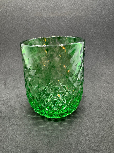 Vintage Emerald Glass Cup