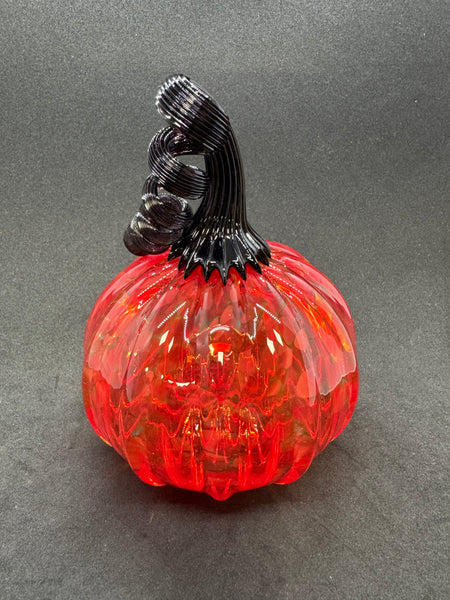 Georgia Bulldogs Glass Pumpkin