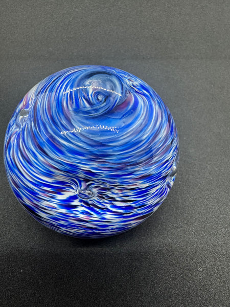 Indigo Dream Glass Orb