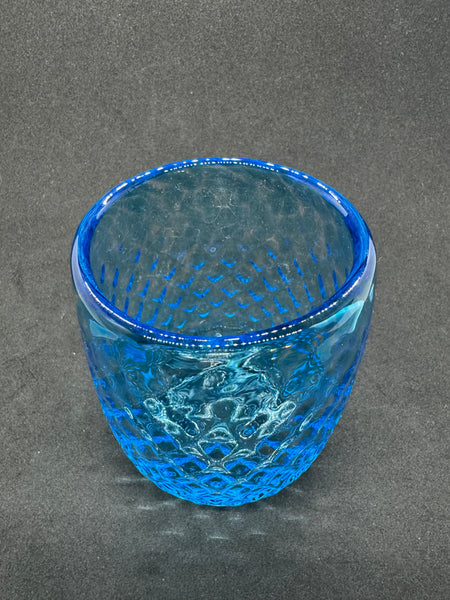 Vintage Blue Glass Cup