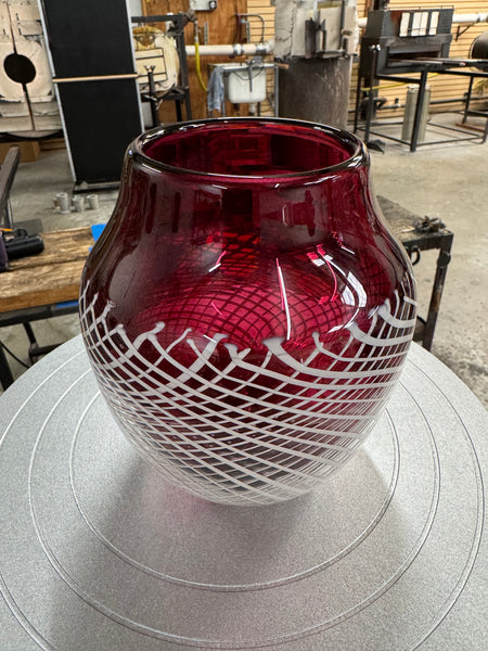 Pink Reticellocalmo Bowl