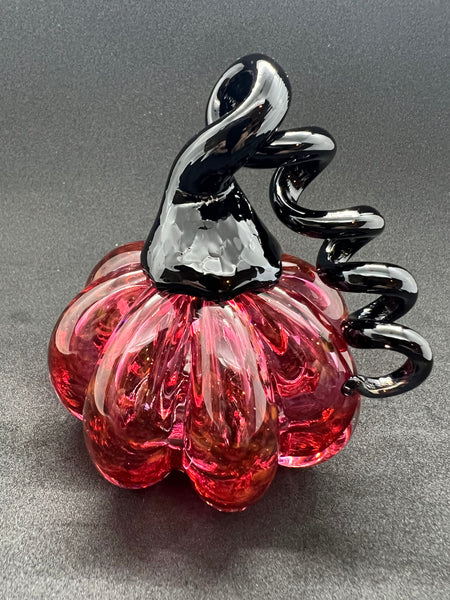 Pink and Black Pumpkin