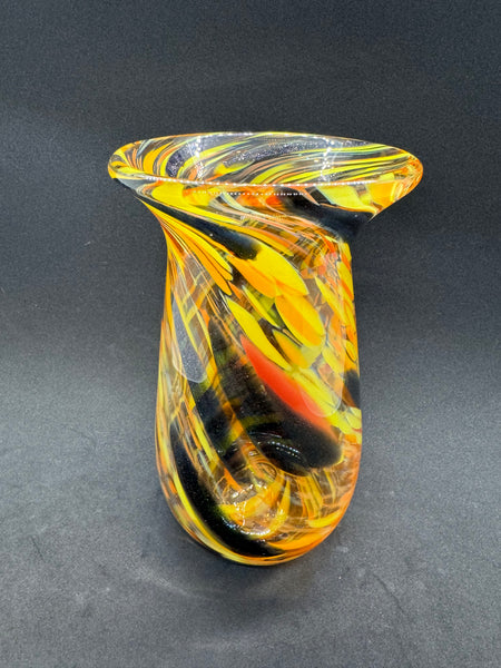 Black Fire Vase