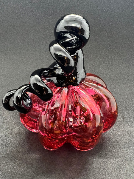 Pink and Black Pumpkin