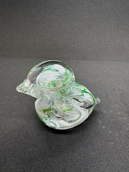 White and Green Bird
