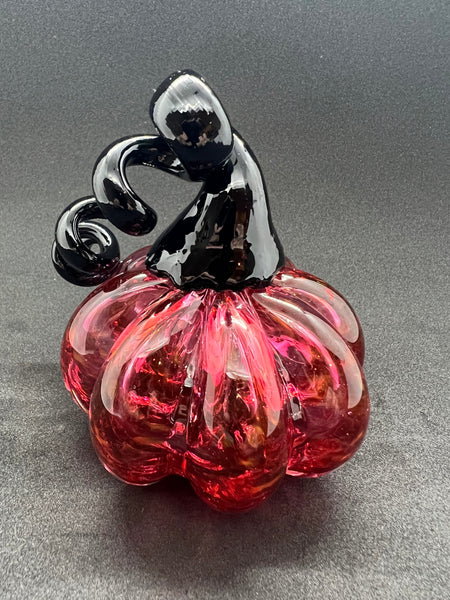 Pink and Black Pumpkin