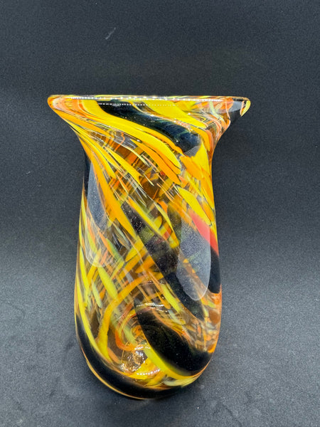 Black Fire Vase