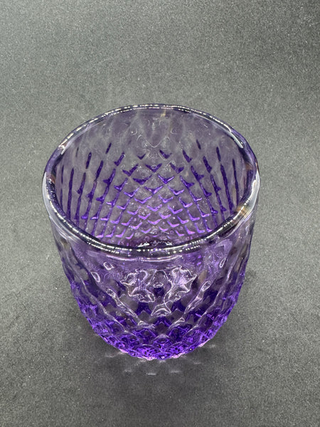 Vintage Purple Glass Cup