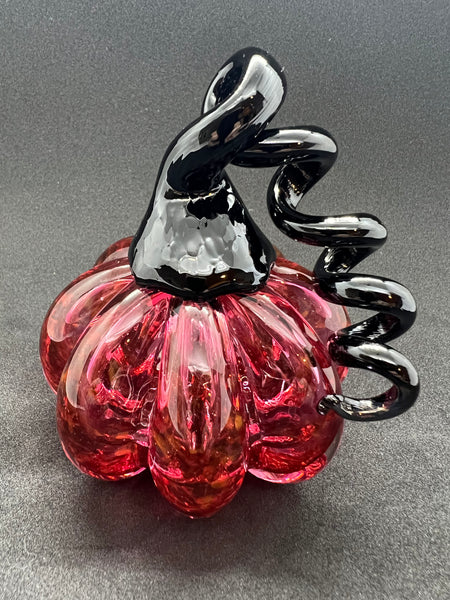 Pink and Black Pumpkin