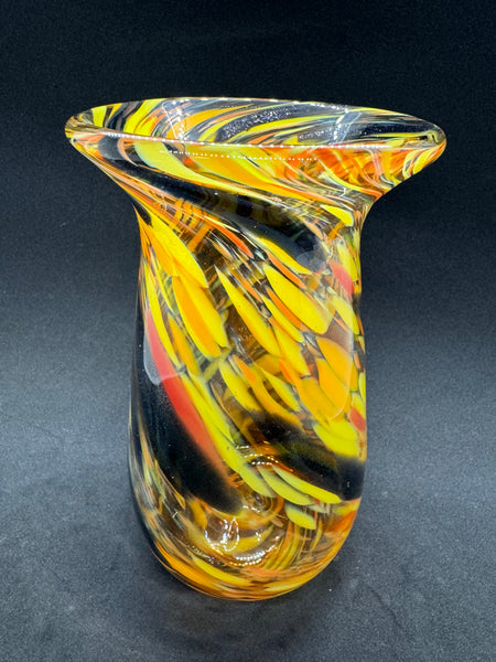 Black Fire Vase