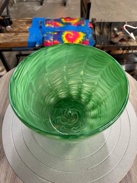 Cream Green Bowl