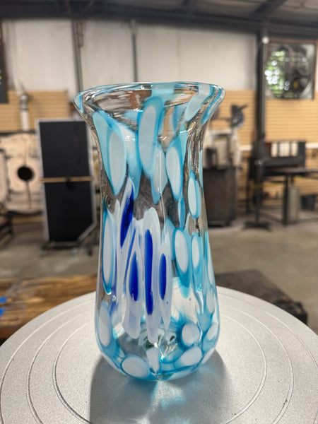Blue Eye Murrini Vase