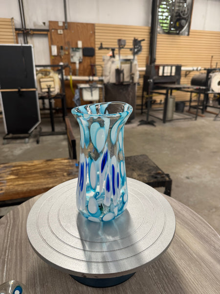 Blue Eye Murrini Vase