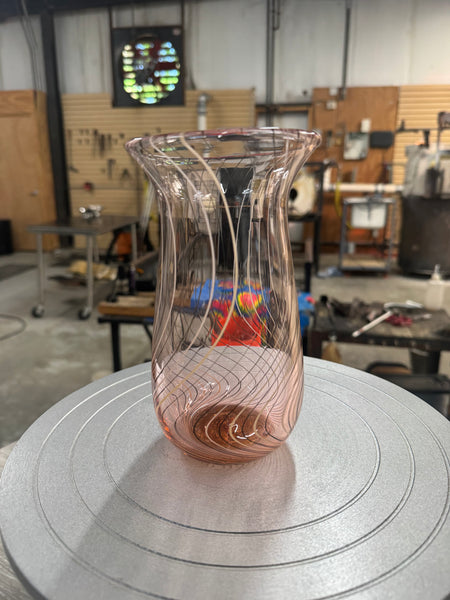 Apricot Wig Wag Vase