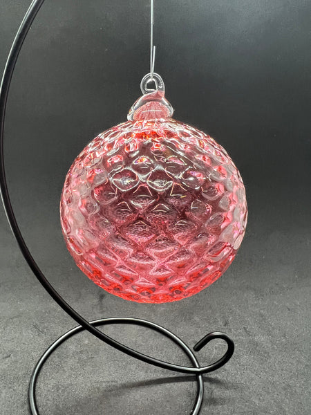Faceted Pink Ornament