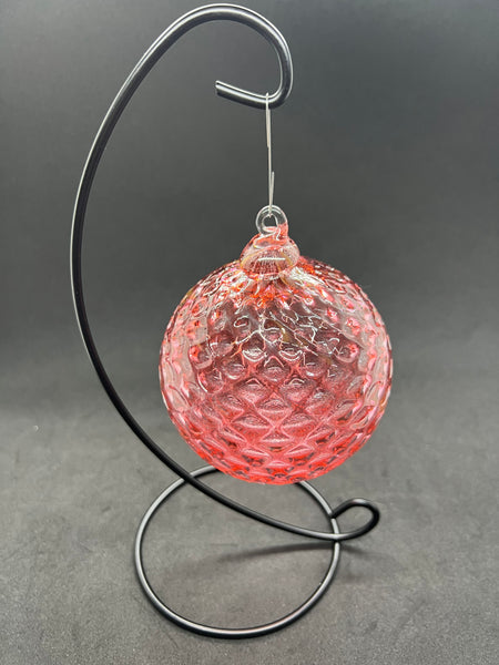 Faceted Pink Ornament