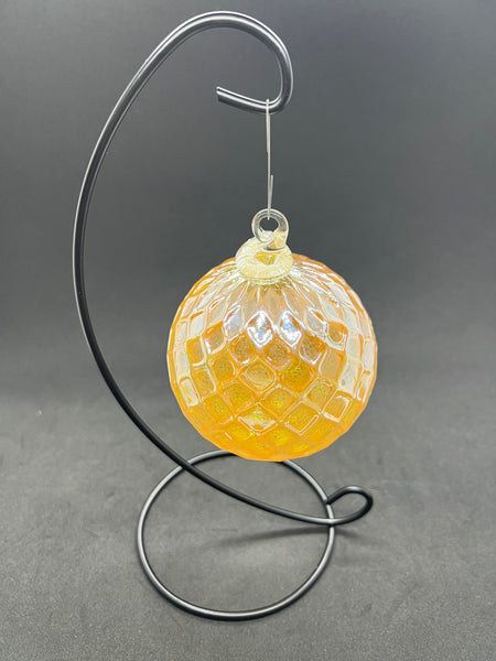 Shiny Gold Faceted Ornament