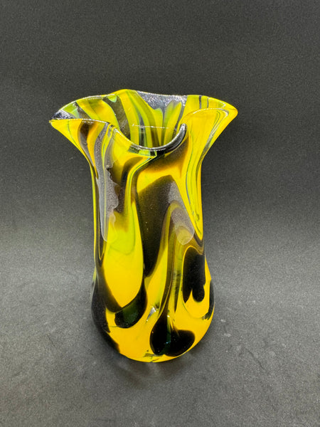 Black and Yellow Vase