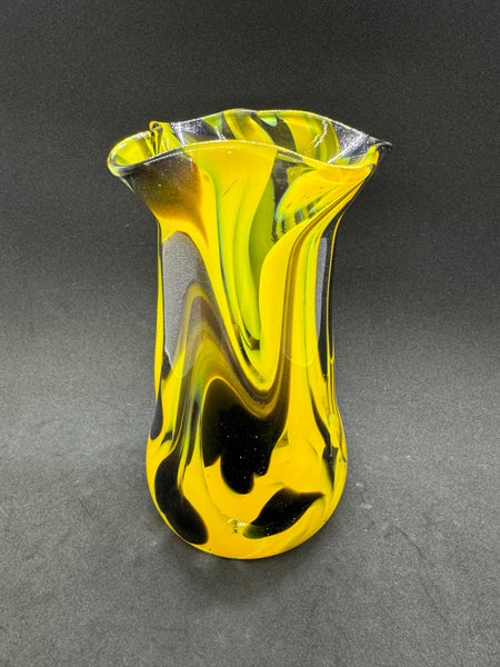 Black and Yellow Vase