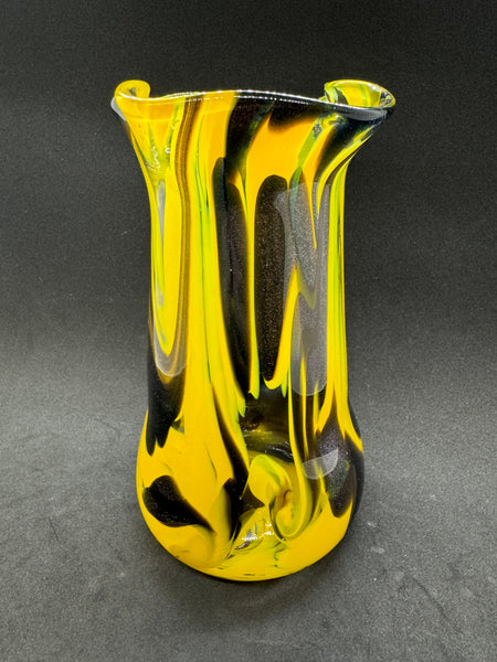 Black and Yellow Vase