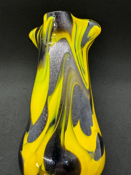 Black and Yellow Vase