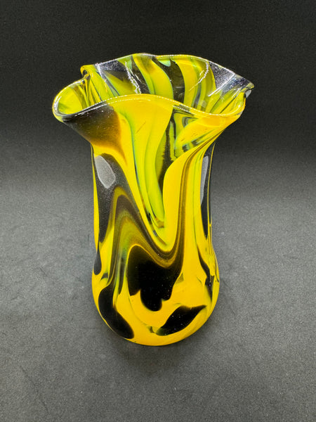 Black and Yellow Vase