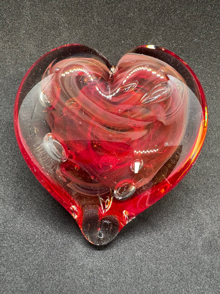 Red Glass Heart