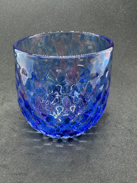 Vintage Indigo Glass Cup