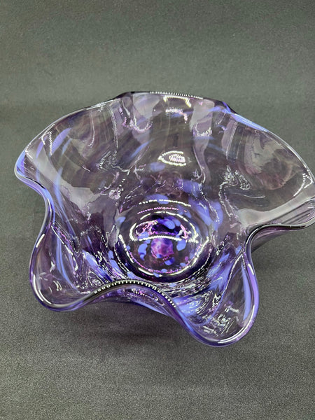 Purple Handkerchief Bowl