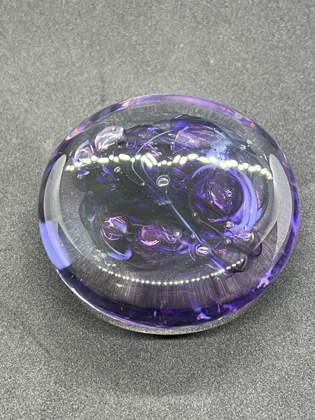 Flat Purple Paperweight