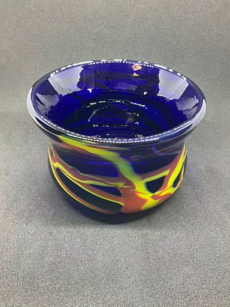 Fire on Water Low Bowl