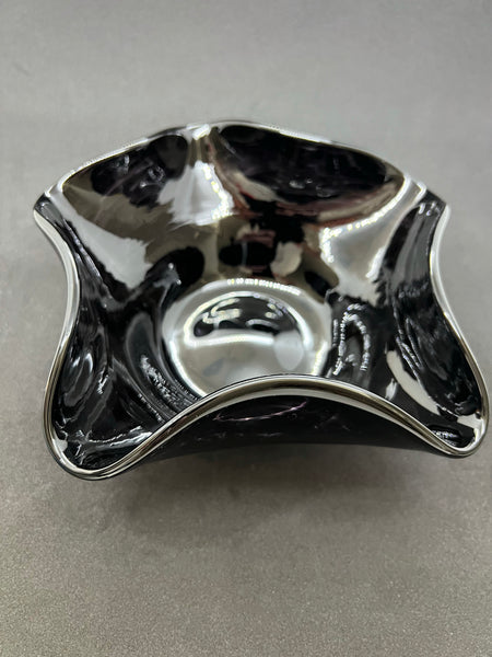 Black Handkerchief Bowl