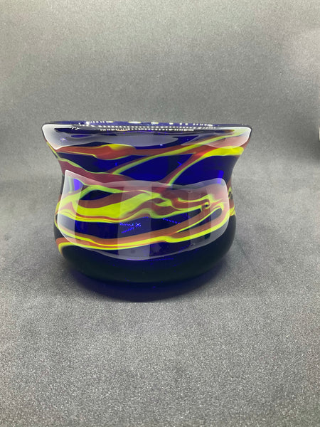 Fire on Water Low Bowl