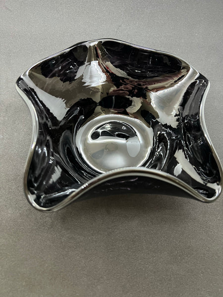 Black Handkerchief Bowl
