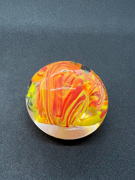 Fire Glass Paperweight
