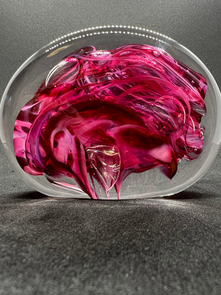Pink Flat Paperweight