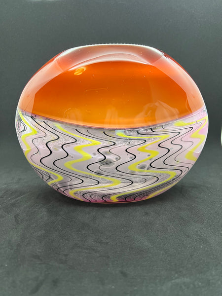 Flat Amber Incalmo Bowl