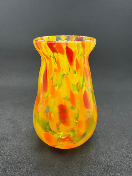Small Fire Bud Vase