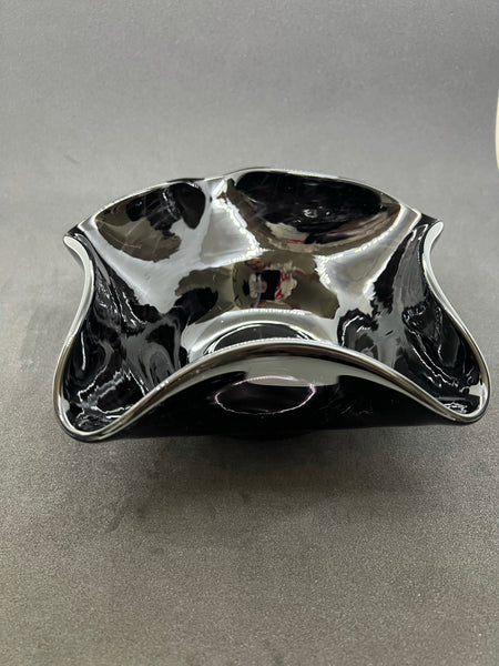Black Handkerchief Bowl
