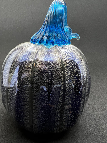 Silver Black Pumpkin