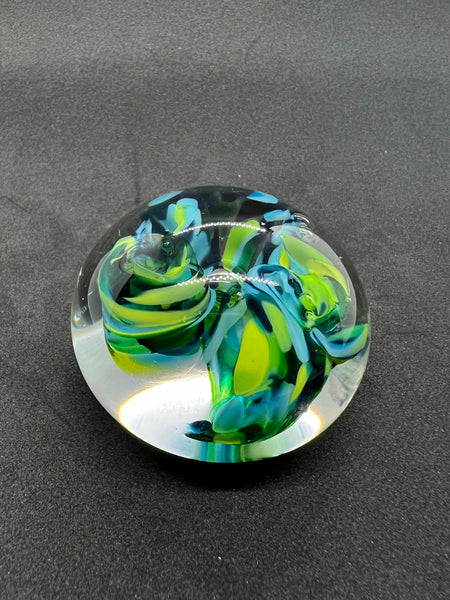 Blue Green Paperweight
