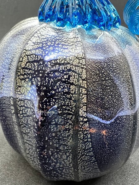 Silver Black Pumpkin