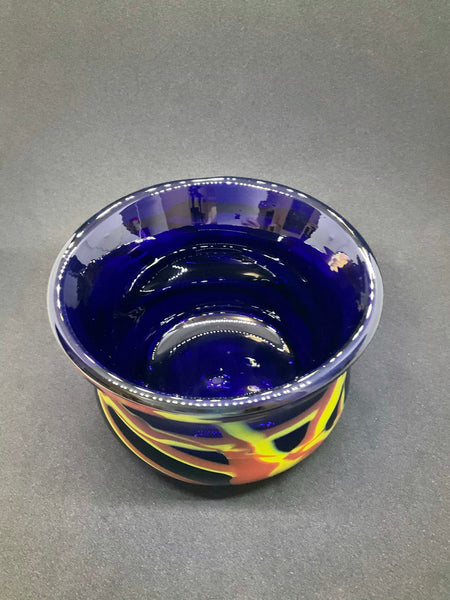 Fire on Water Low Bowl