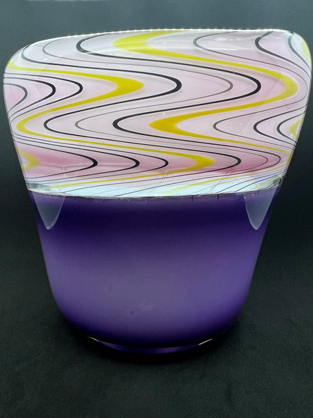 Royal Purple Incalmo Glass Bowl