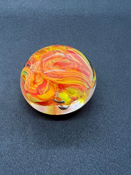 Fire Glass Paperweight