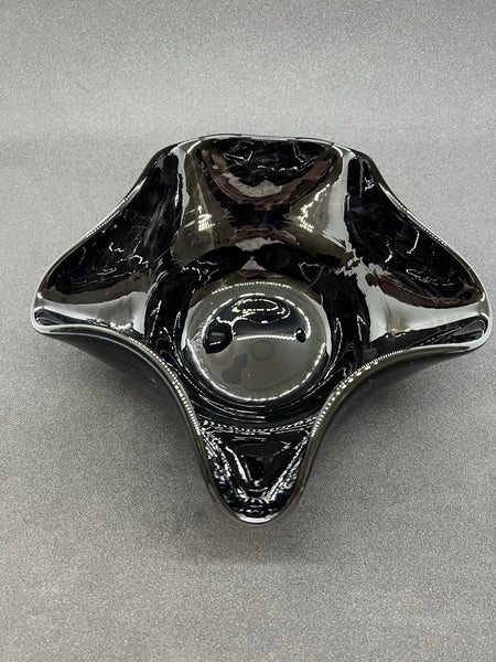 Black Handkerchief Bowl