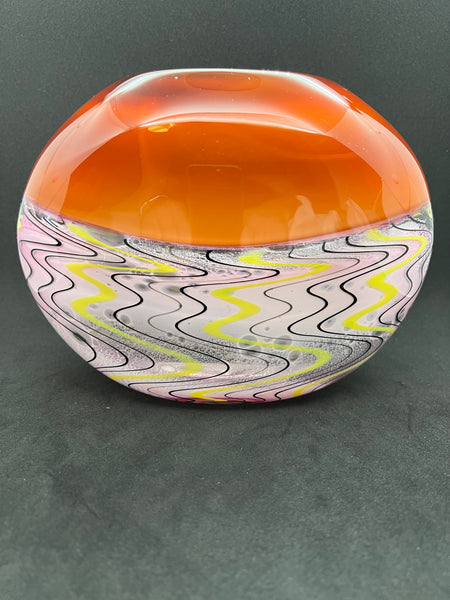 Flat Amber Incalmo Bowl