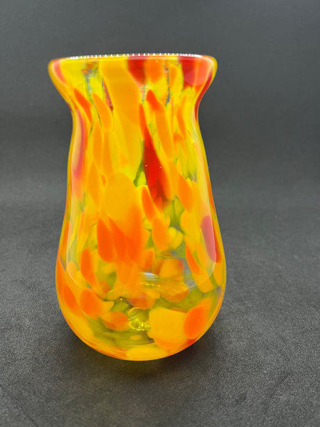 Small Fire Bud Vase